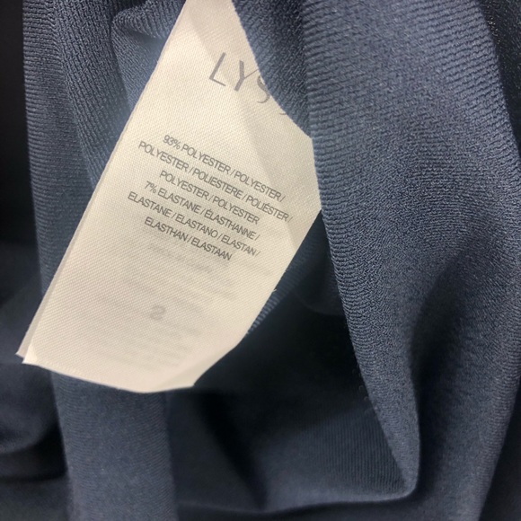 LYSSE $72 NWT Navy twist strap scoop bottom Boho - Picture 6 of 6